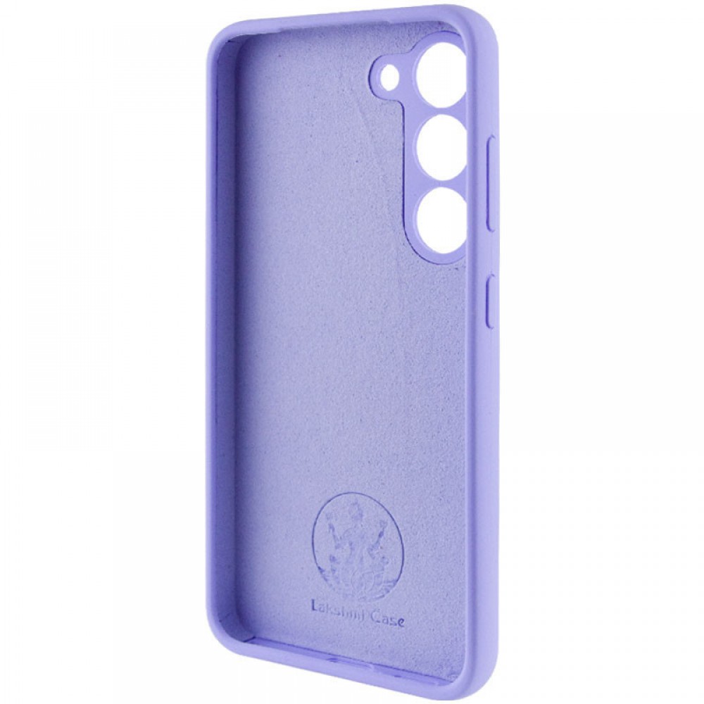 Чохол Silicone Cover Lakshmi Full Camera (AAA) with Logo для Samsung Galaxy S23 Бузковий / Dasheen