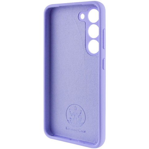 Чохол Silicone Cover Lakshmi Full Camera (AAA) with Logo для Samsung Galaxy S23 Бузковий / Dasheen