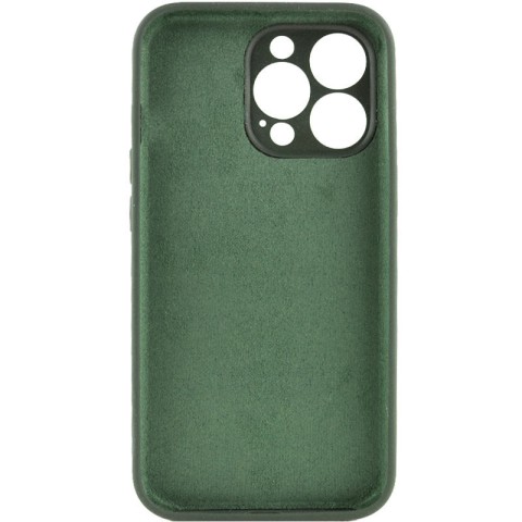 Чохол Silicone Case Full Camera Protective (AA) NO LOGO для Apple iPhone 13 Pro (6.1") Зелений / Cyprus Green
