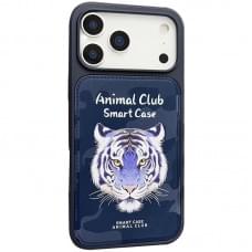 TPU+PC чохол Animal Club для Apple iPhone 17 Pro (6.3") Royal Blue