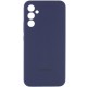 Чохол Silicone Cover Lakshmi Full Camera (AAA) with Logo для Samsung Galaxy A56 Темно-синій / Midnight blue