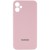 Чохол Silicone Cover Lakshmi Full Camera (AAA) with Logo для Samsung Galaxy A06 Рожевий / Pink Sand