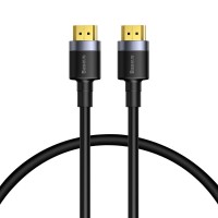 Дата кабель Baseus HDMI Cafule Series 4KHDMI Male To 4KHDMI Male (1m) (CADKLF-E) Чорний