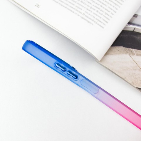 Чохол TPU+PC Fresh sip series для Xiaomi Redmi Note 12 4G Рожевий / Синій