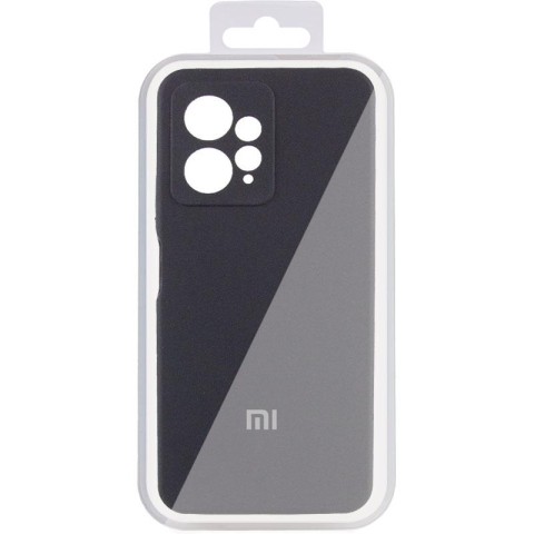 Чохол Silicone Cover Lakshmi Full Camera (AA) with logo для Xiaomi Redmi Note 12 4G Чорний / Black