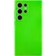 Чохол TPU GETMAN Liquid Silk Full Camera для Samsung Galaxy S24 Ultra Салатовий / Neon Green