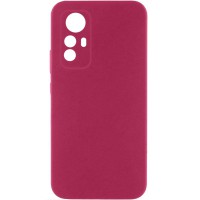 Чохол TPU GETMAN Liquid Silk Full Camera для Xiaomi Redmi Note 12S Бордовий / Marsala