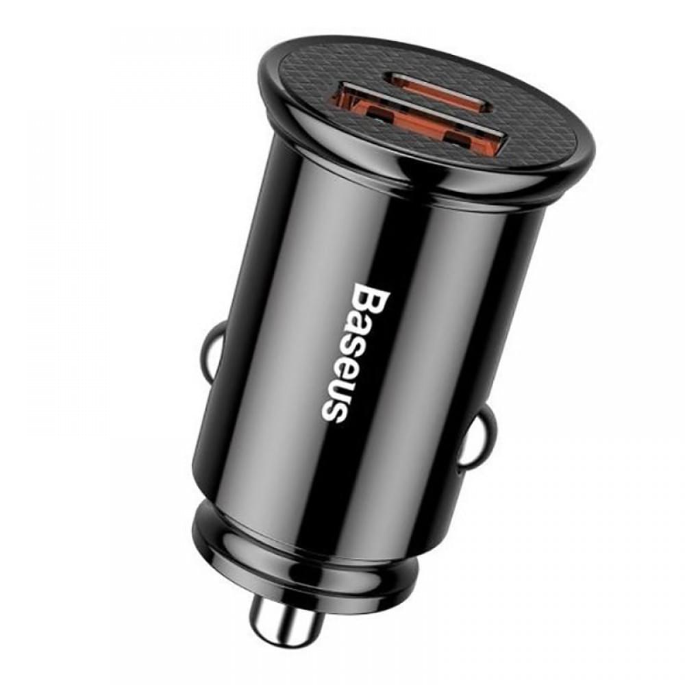 АЗП Baseus Circular Plastic 30W (1USB-A/1C) (CCALL-YS) black