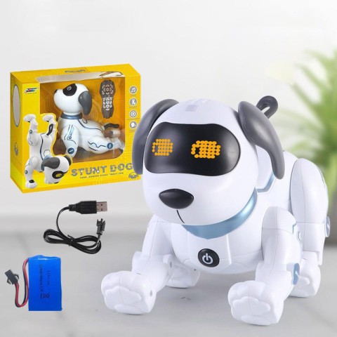 Інтерактивна іграшка Собака-Робот SHT K16 White