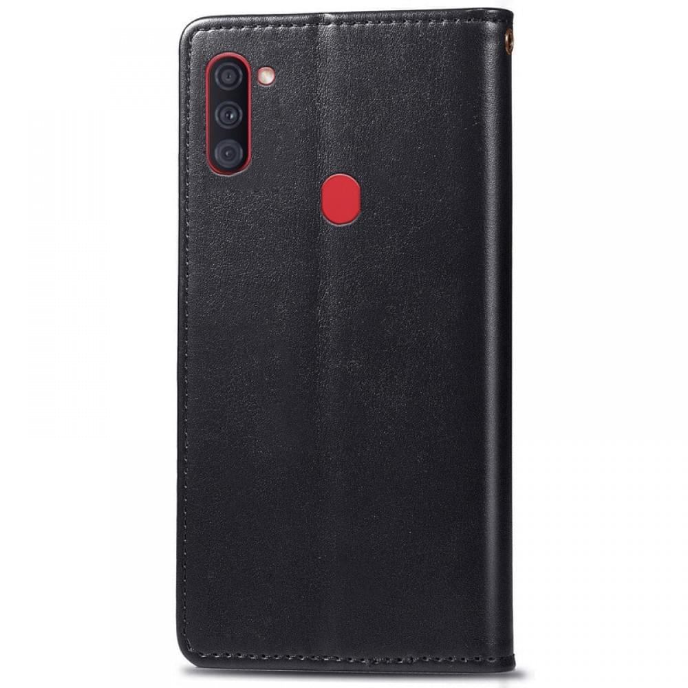 Кожаный чехол-книжка GETMAN Gallant (PU) для Samsung Galaxy A11