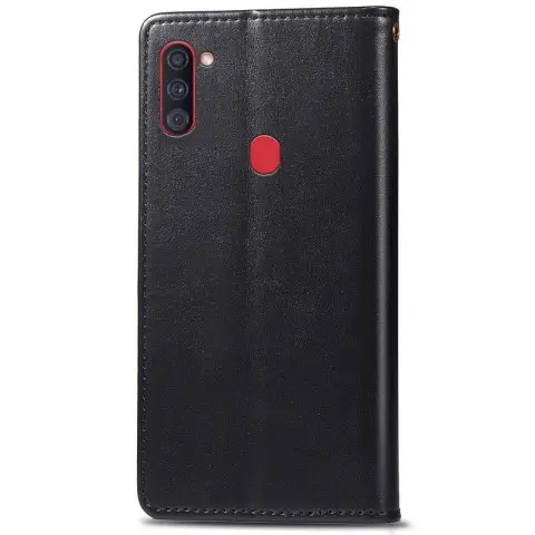 Шкіряний чохол-книжка GETMAN Gallant (PU) для Samsung Galaxy A11 Чорний