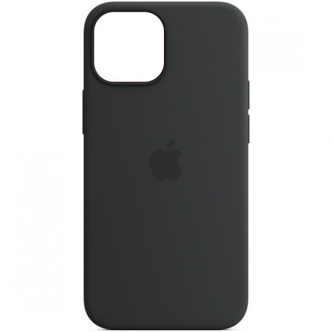 Чохол Silicone case (AAA) with Magsafe and Animation для Apple iPhone 14 (6.1") Чорний / Midnight