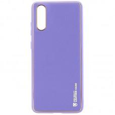 Шкіряний чохол Xshield для Samsung Galaxy A50 (A505F) / A50s / A30s Бузковий / Dasheen