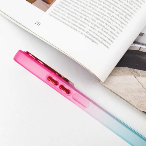 Чохол TPU+PC Fresh sip series для Xiaomi Redmi Note 13 Pro 4G / Poco M6 Pro 4G / Note 14S Синій / Рожевий