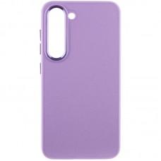 Шкіряний чохол Bonbon Leather Metal Style для Samsung Galaxy S22+ Бузковий / Dasheen
