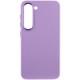 Шкіряний чохол Bonbon Leather Metal Style для Samsung Galaxy S22+ Бузковий / Dasheen