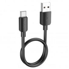 Дата кабель Hoco X96 Hyper USB to Type-C 27W (0.25m) Black