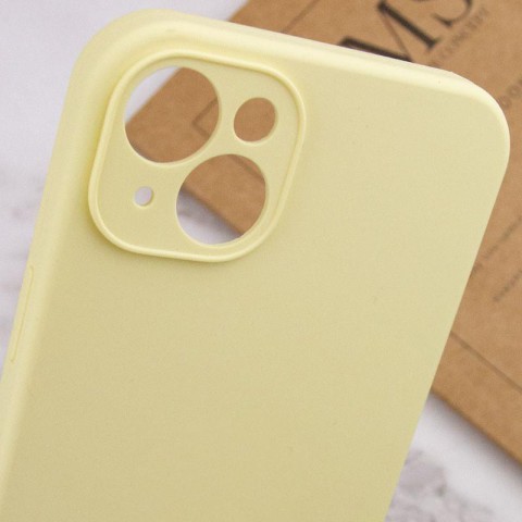 Чохол Silicone Case Full Protective (AA) NO LOGO для Apple iPhone 16 Plus (6.7") Жовтий / Mellow Yellow