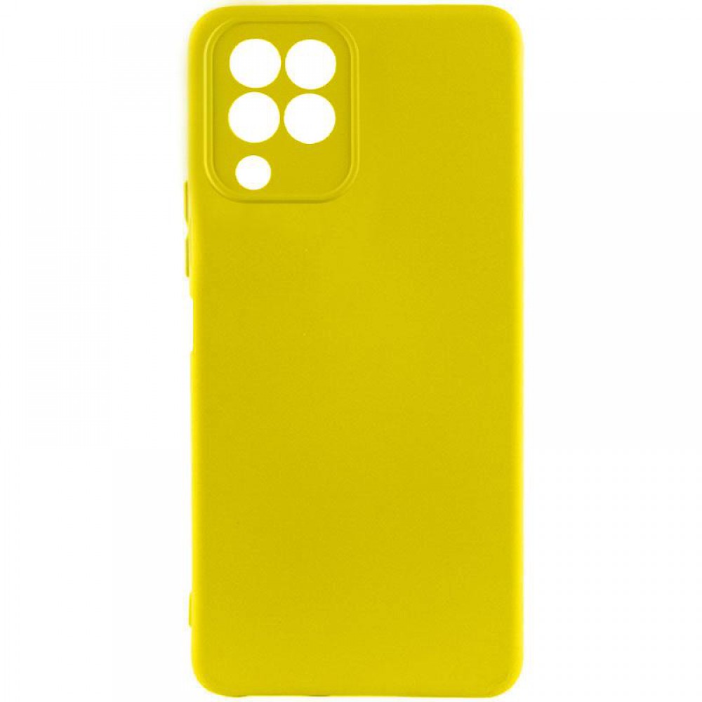 Чохол TPU GETMAN Liquid Silk Full Camera для Samsung Galaxy M33 5G Жовтий / Flash