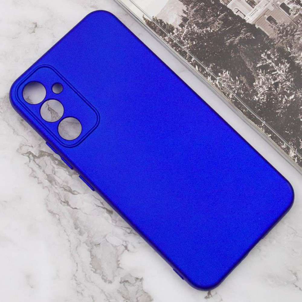 Чохол TPU GETMAN Liquid Silk Full Camera для Samsung Galaxy S24+ Синій / Iris