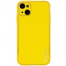 Шкіряний чохол Xshield для Apple iPhone 14 Plus (6.7") Жовтий / Yellow