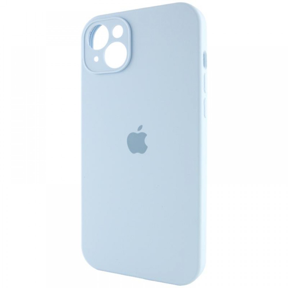 Чохол Silicone Case Full Camera Protective (AA) для Apple iPhone 13 (6.1") Блакитний / Sweet Blue