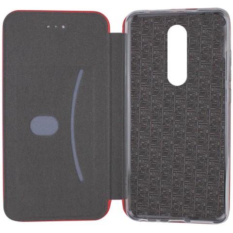 Шкіряний чохол-книжка Classy для Xiaomi Redmi 8 Червоний