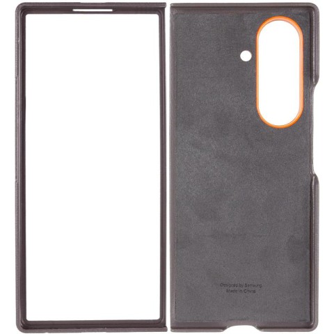 Шкіряний чохол Leather Case (AAA) для Samsung Galaxy Z Fold7 Gray