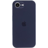 Чохол Silicone Case Full Camera Protective (AA) для Apple iPhone 16e (6.1") Темно-синій / Midnight blue