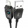 Дата кабель Baseus Unbreakable Series Fast Charging USB to Lightning 2.4A 1m (P10355802111-0) Black