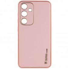 Шкіряний чохол Xshield для Samsung Galaxy S23 FE Рожевий / Pink