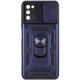 Чохол Ummi Camshield Serge Ring для Samsung Galaxy A03s Синій