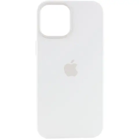 Чохол Silicone case (AAA) with Magsafe and Animation для Apple iPhone 12 Pro / 12 (6.1") Білий / White