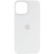 Чохол Silicone case (AAA) with Magsafe and Animation для Apple iPhone 12 Pro / 12 (6.1") Білий / White