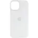 Чохол Silicone case (AAA) with Magsafe and Animation для Apple iPhone 12 Pro / 12 (6.1") Білий / White
