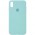 Чохол Silicone Case Full Protective (AA) для Apple iPhone XS Max (6.5") Бірюзовий / Swimming pool