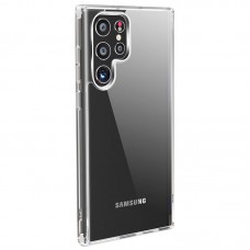 Чохол TPU+PC Clear 2.0 mm metal buttons для Samsung Galaxy S22 Ultra Прозорий