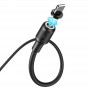 Дата кабель Hoco X52 "Sereno magnetic" USB to Lightning (1m) Чорний