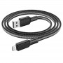 Дата кабель Hoco X69 Jaeger USB to MicroUSB (1m) Black / White