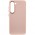 Шкіряний чохол Bonbon Leather Metal Style для Samsung Galaxy S22 Рожевий / Light pink