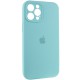 Чохол Silicone Case Full Camera Protective (AA) для Apple iPhone 12 Pro Max (6.7") Бірюзовий / Marine Green