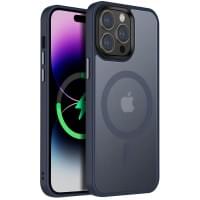 Чохол Ummi Colorful with MagSafe для Apple iPhone 14 Pro Max (6.7") Синій / Navy Blue