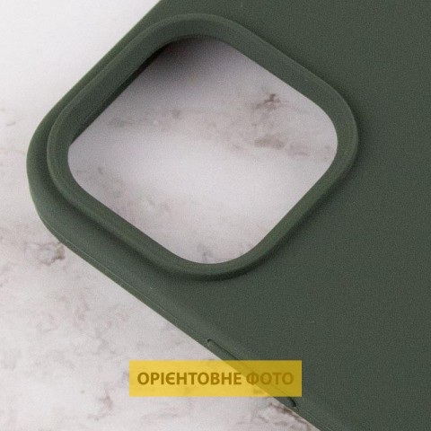 Чохол Silicone Case Full Protective (AA) для Apple iPhone 16 (6.1") Зелений / Cyprus Green