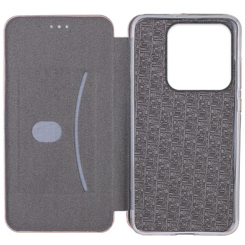 Шкіряний чохол-книжка Classy для Realme C63 4G Rose Gold