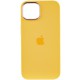 Чохол Silicone Case Metal Buttons (AA) для Apple iPhone 12 Pro Max (6.7") Жовтий / Sunglow