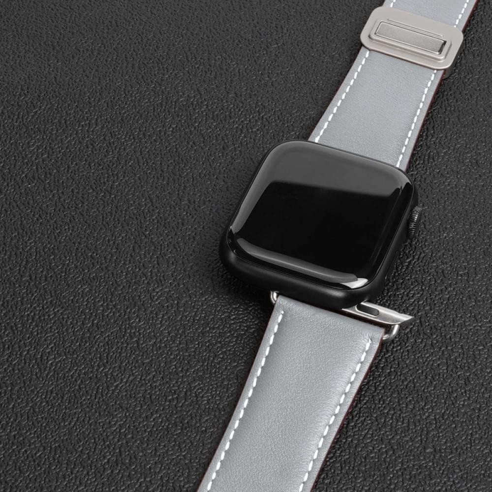 Ремінець Dux Ducis Genuine Leather для Apple Watch 42(ser.1-3)/44/45/46/49mm Grey