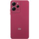 Чохол Silicone Cover Lakshmi Full Camera (AAA) with Logo для Xiaomi Redmi 12 Бордовий / Plum