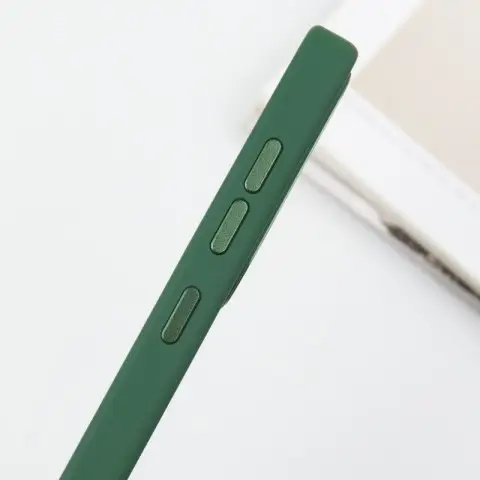 TPU чохол Bonbon Metal Style для Samsung Galaxy S23 Зелений / Army green