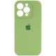 Чохол Silicone Case Full Camera Protective (AA) для Apple iPhone 16 Pro (6.3") М'ятний / Mint