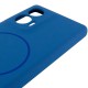 Чохол Silicone Cover Lakshmi Full Camera (AA) with MagFit для Motorola Edge 50 Fusion Синій / Navy blue